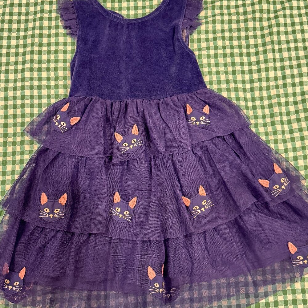 Mini Boden Tulle Appliqu Dress. Like Brand New, 5-6 years old